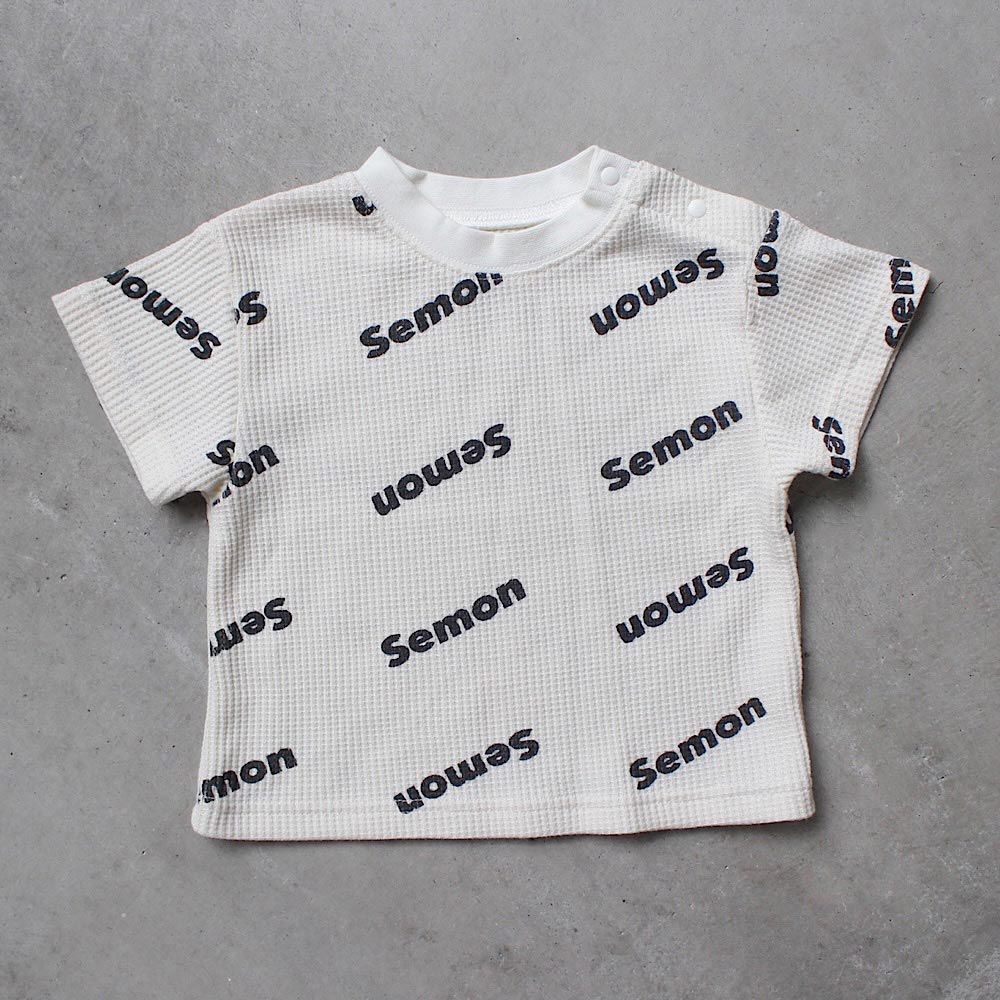 WAFFLE PRINT HALF SLEEVE TEE – Frö