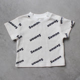 WAFFLE PRINT HALF SLEEVE TEE26