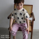 WAFFLE PRINT HALF SLEEVE TEE7