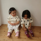 WAFFLE PRINT HALF SLEEVE ROMPERS 5