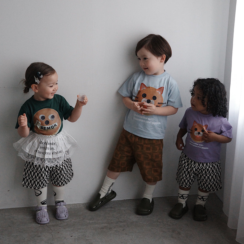 も*ち様 semon パンケーキデザインTシャツ2枚セット PANCAKE PRINT T SHIRT – Frö