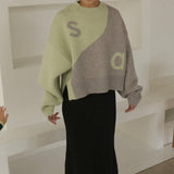 【 unisex series 】SA 2TONE KNIT 6