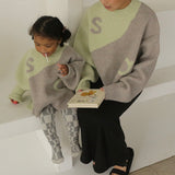 【 unisex series 】SA 2TONE KNIT 8