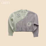 【 unisex series 】SA 2TONE KNIT 10