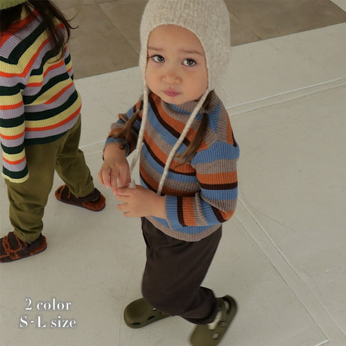 MULTI BORDER KNIT