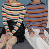 【ladies series】MULTI BORDER KNIT 8