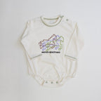Semon ApartMent TRIPLE HORSE PRINT ROMPER グリーン