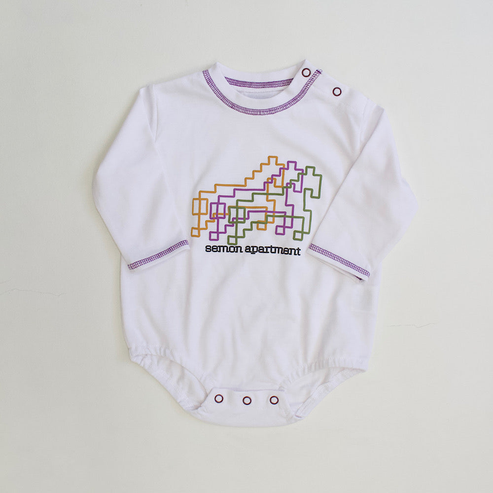Semon ApartMent TRIPLE HORSE PRINT ROMPER ピンク