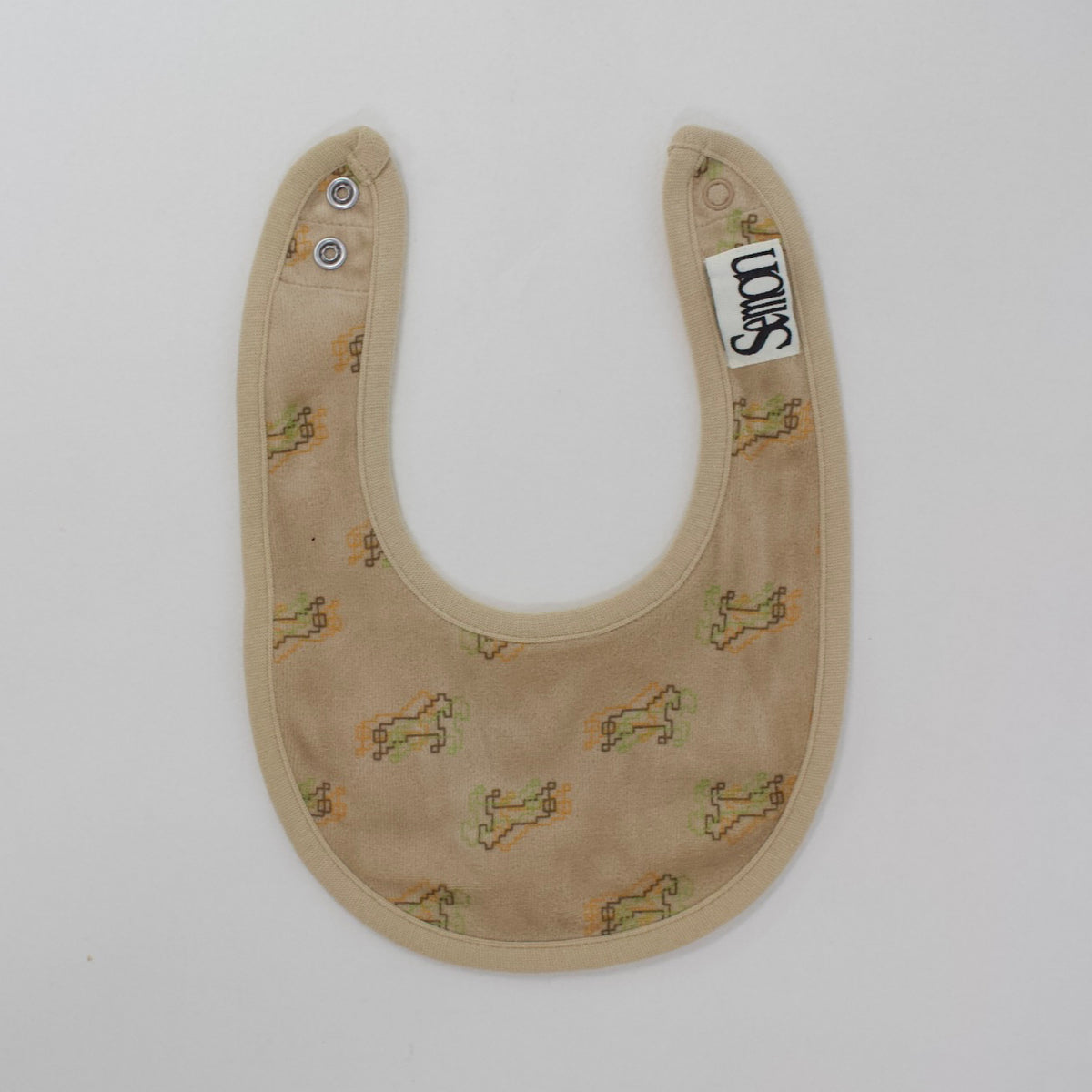 Semon ApartMent TRIPLE HORSE VELOUR BIB
