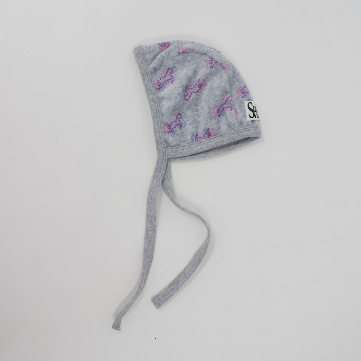 Semon ApartMent TRIPLE HORSE VELOUR BONNET