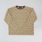 Semon ApartMent TRIPLE HORSE VELOUR LADIES LONG SLEEVE TOP