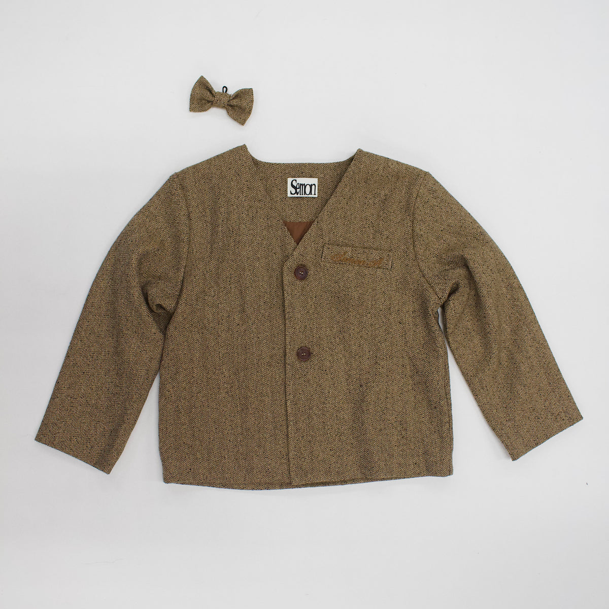 Semon ApartMent TWEED OCCASION JACKET マスタード