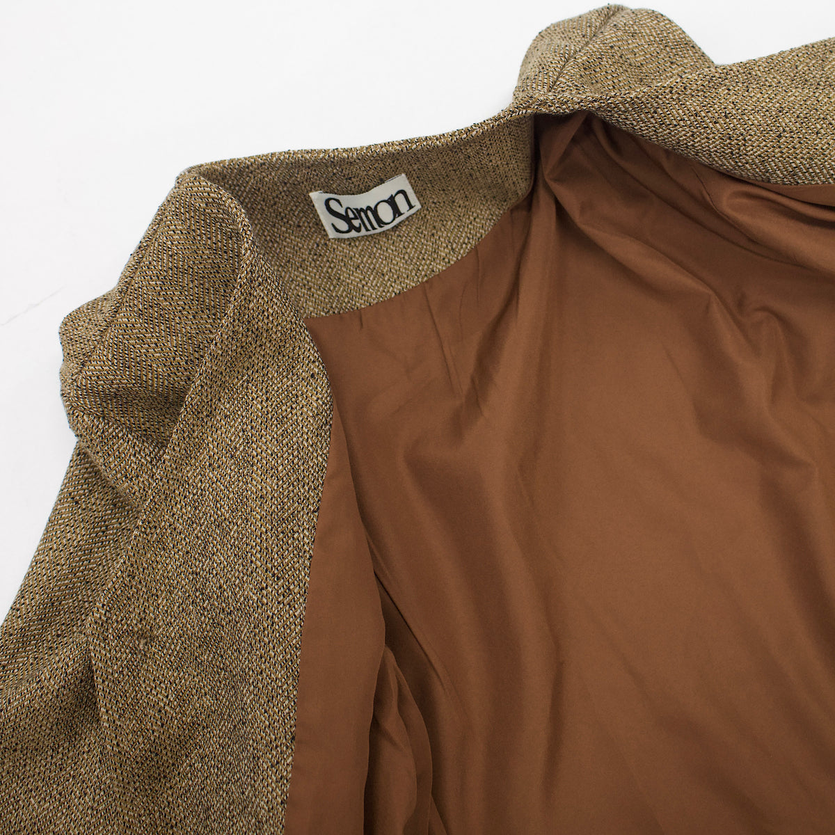 Semon ApartMent TWEED OCCASION JACKET マスタード