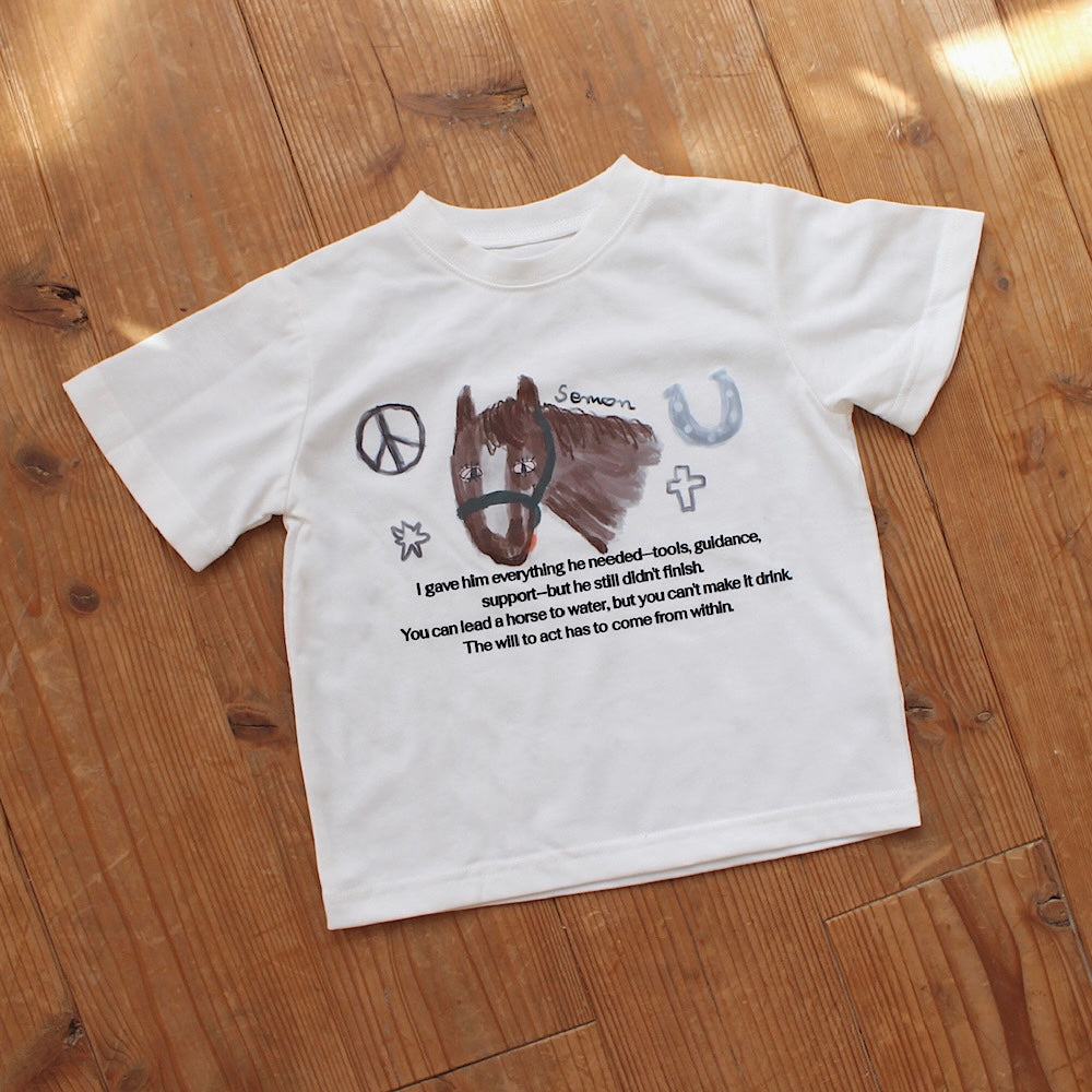 Semon ApartMent UMA PRINT T SHIRT ホワイト