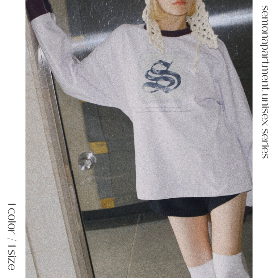 [unisex series]1ST ANNIVERSARY LONG T SHIRT