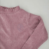 VELVET MIDDLE NECK TOP 12