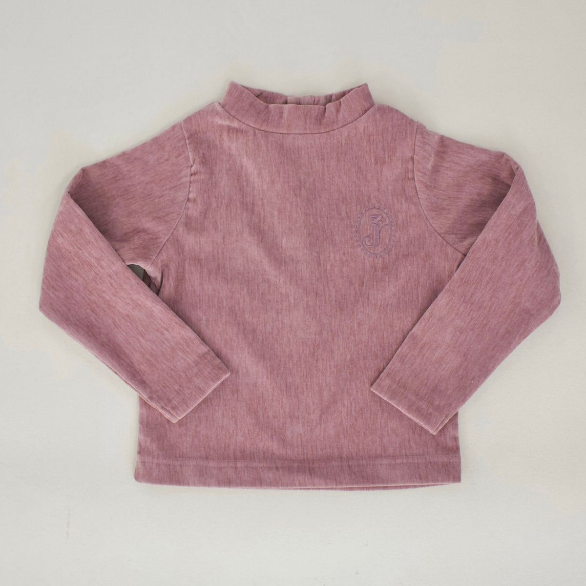 Jamée Rousse VELVET MIDDLE NECK TOP ピンク