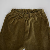 VELVET PANEL FRILL FLARE PANTS 12