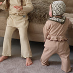 Semon ApartMent WAFFLE MERROW FLARE PANTS