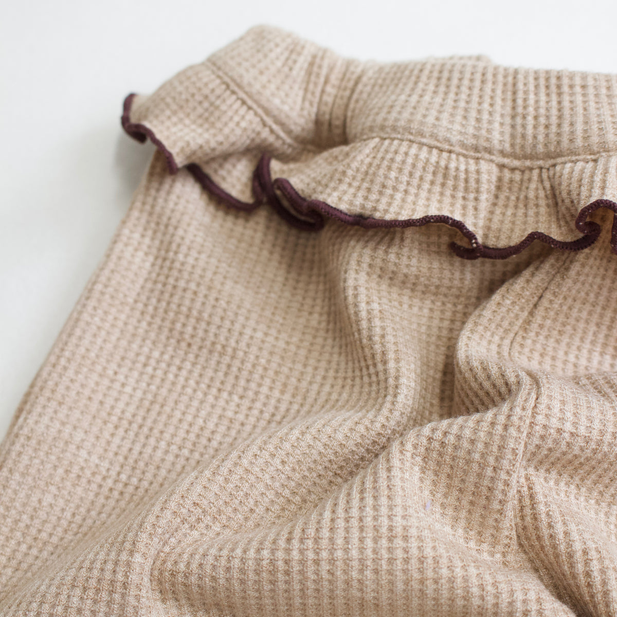 Semon ApartMent WAFFLE MERROW FLARE PANTS