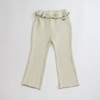 Semon ApartMent WAFFLE MERROW FLARE PANTS アイボリー
