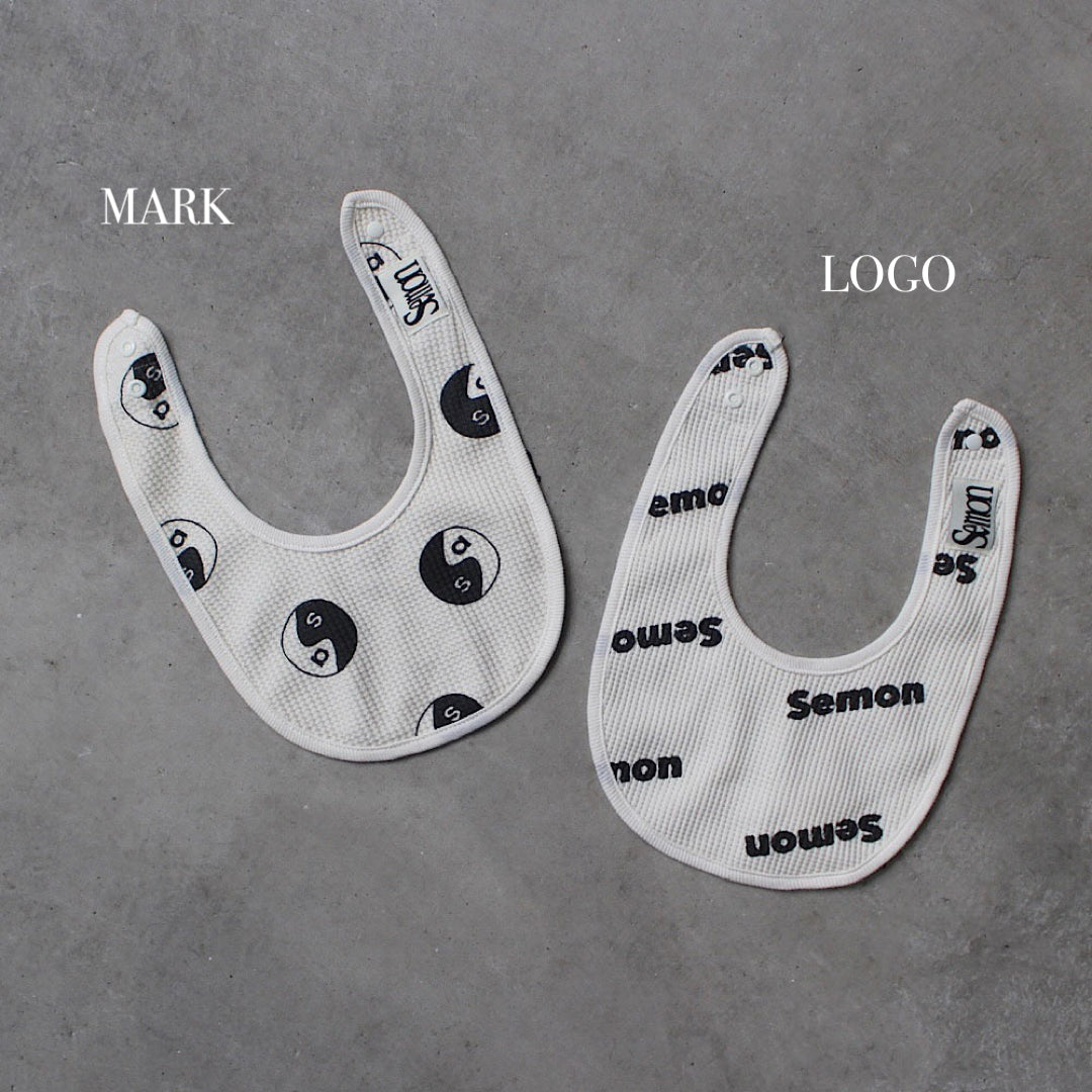 Semon ApartMent WAFFLE PRINT BIB