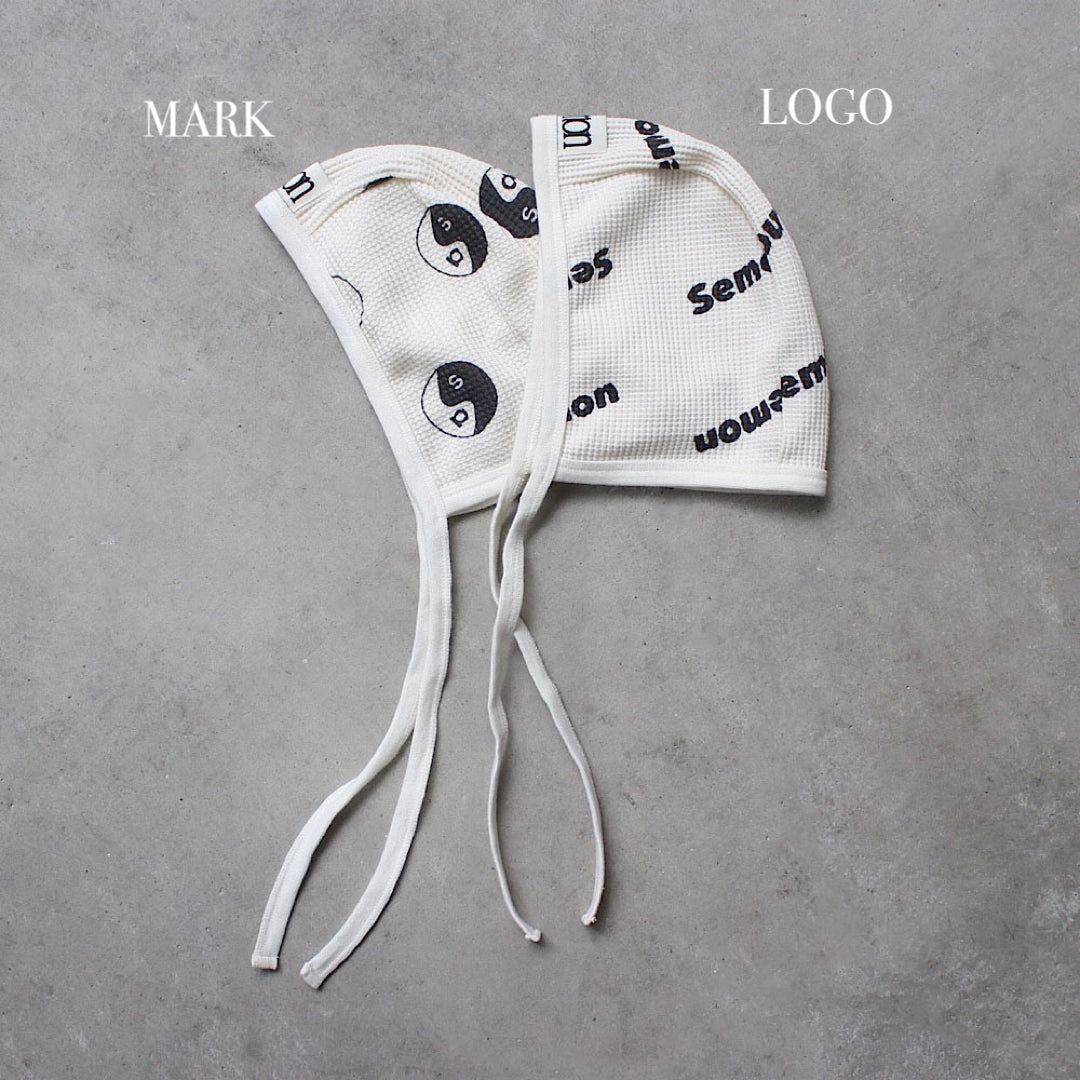 Semon ApartMent WAFFLE PRINT BONNET