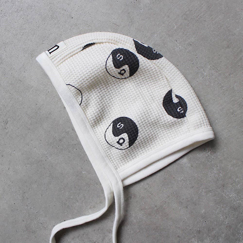 Semon ApartMent WAFFLE PRINT BONNET MARK