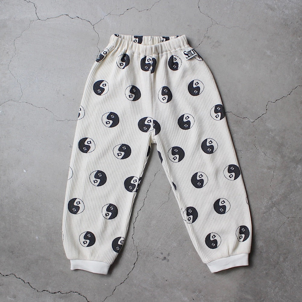 Semon ApartMent WAFFLE PRINT JOGGER PANTS MARK