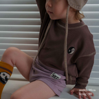 Semon ApartMent YIN YANG EMBROIDERY FLEECE SWEATSHIRT