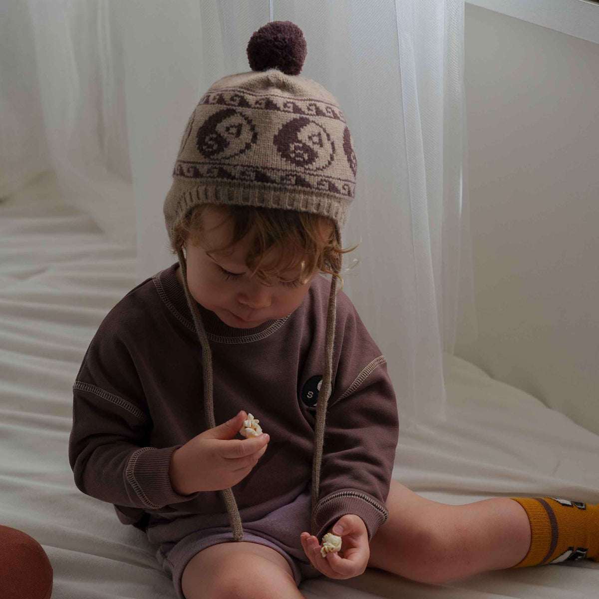 Semon ApartMent YIN YANG POMPOM BONNET