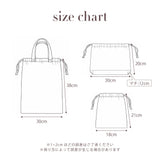 3SET QUILTED DRAWSTRING BAGS 16