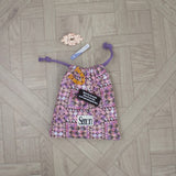3SET QUILTED DRAWSTRING BAGS 7
