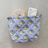 3SET QUILTED DRAWSTRING BAGS 10