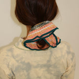 MIXED BORDER KNIT SCRUNCHIE7