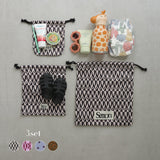 3SET PATTERN DRAWSTRING BAGS 1