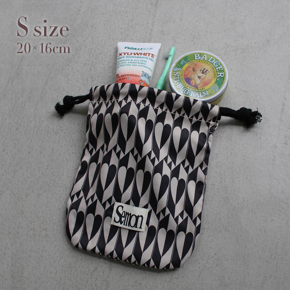 3SET PATTERN DRAWSTRING BAGS – Frö