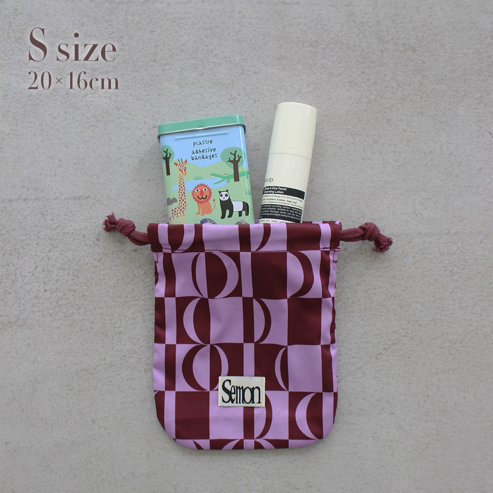 3SET PATTERN DRAWSTRING BAGS – Frö