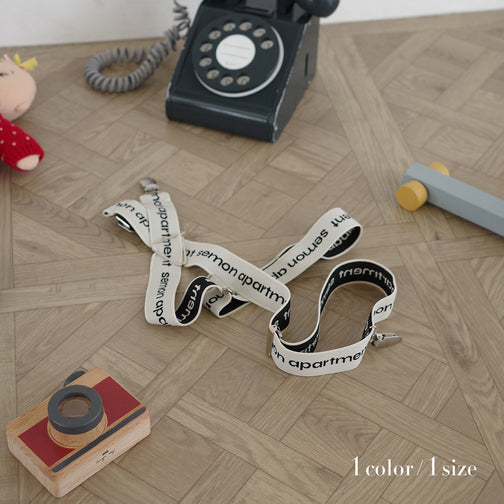 【6月頃再入荷予定】 LOGO SUSPENDER