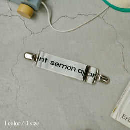 【6月頃再入荷予定】LOGO MINI CLIP
