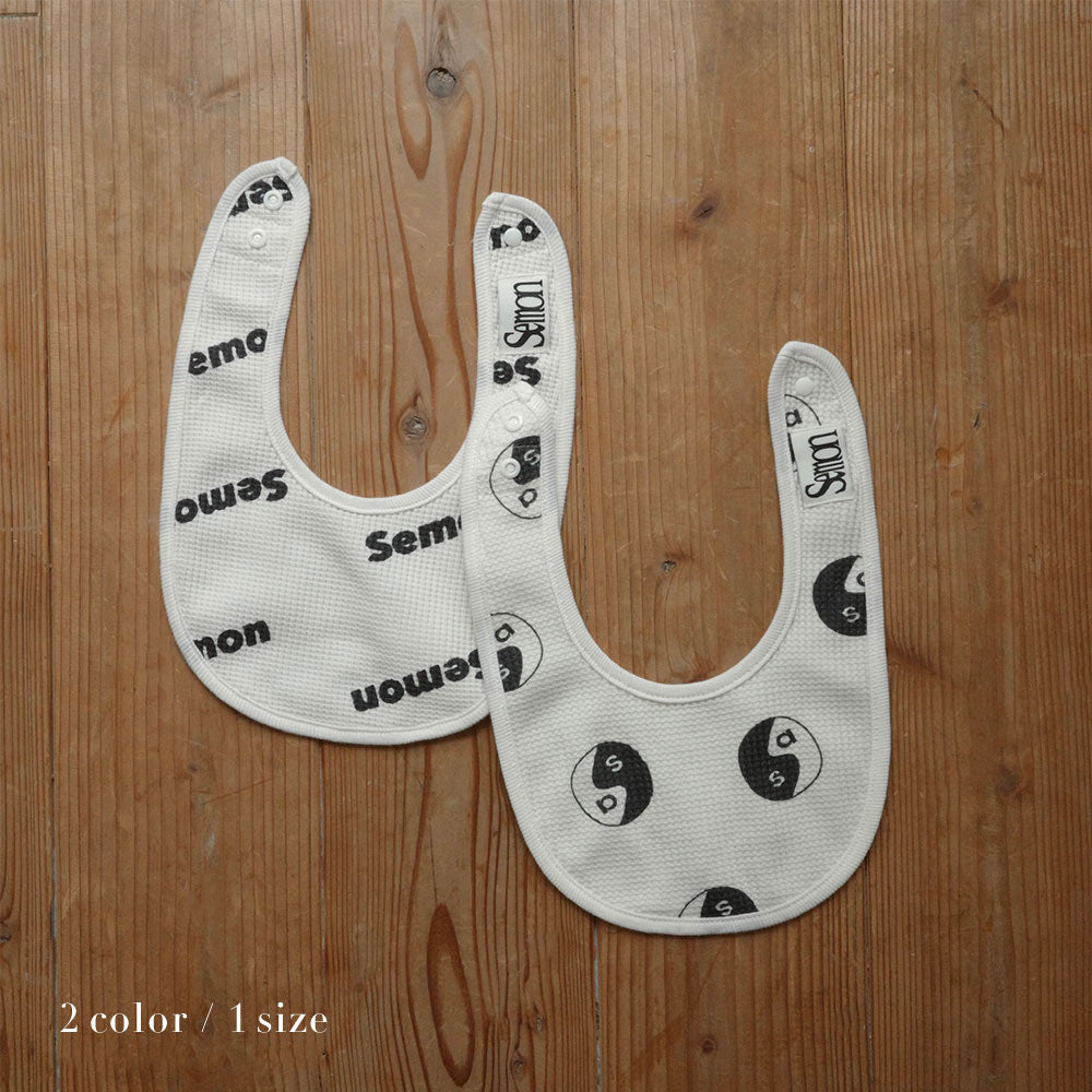 semon waffle 80 Tシャツ ブルマ スタイ 3セット WAFFLE PRINT BIB – Frö
