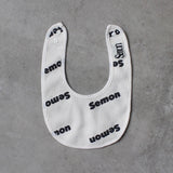 WAFFLE PRINT BIB20