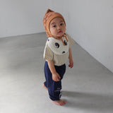 WAFFLE PRINT BIB4