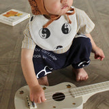 WAFFLE PRINT BIB5