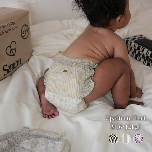 【３SET 】PATTERN NAPPY