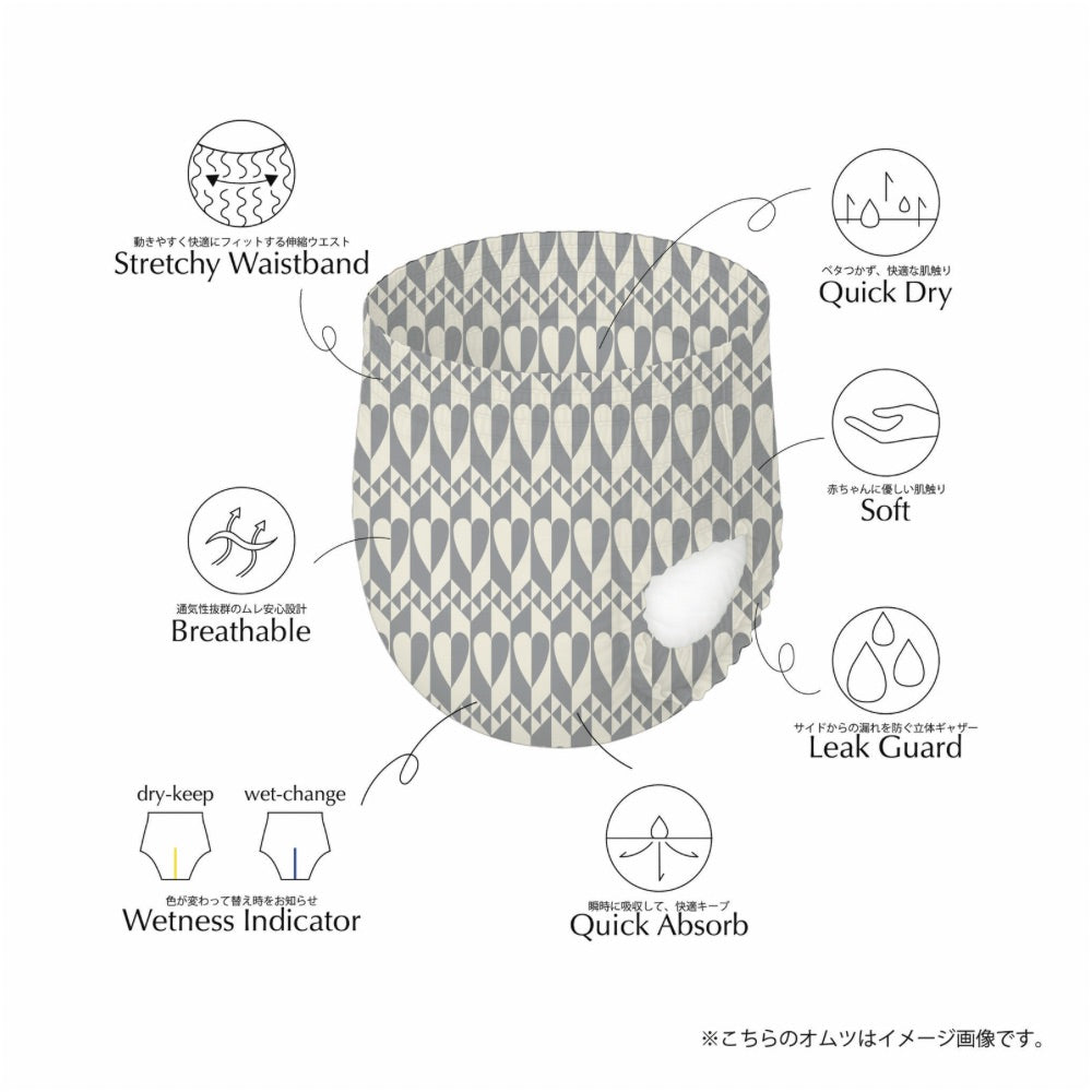 3SET 】PATTERN NAPPY – Frö